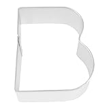 R&M Letter B Cookie Cutter in Durable, Economical, Tinplated Steel