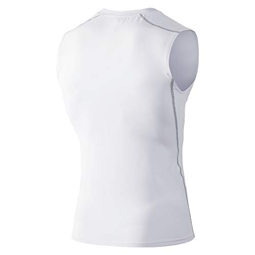 Andoer 3 camisas de compressão Baselayer treino sem mangas colete de treino