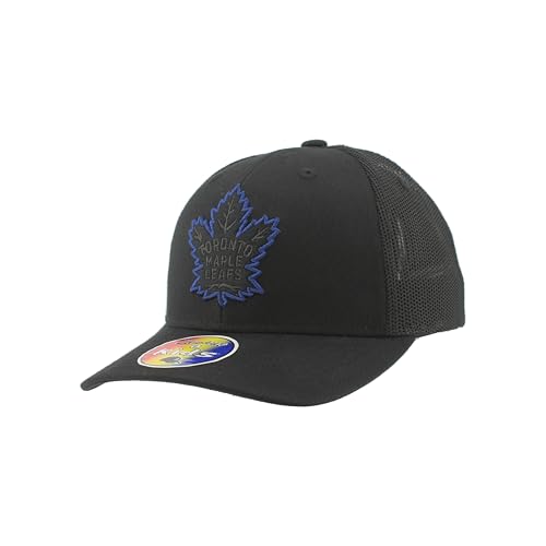 Toronto Maple Leafs NHL Officially Licensed Youth Adjustable Snapback Hat Dakota Black Element