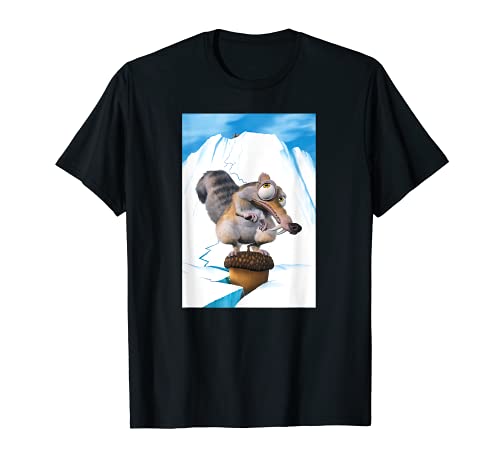 Official Ice Age Merchandise Ice Age Scrat Iceberg Crack Maglietta