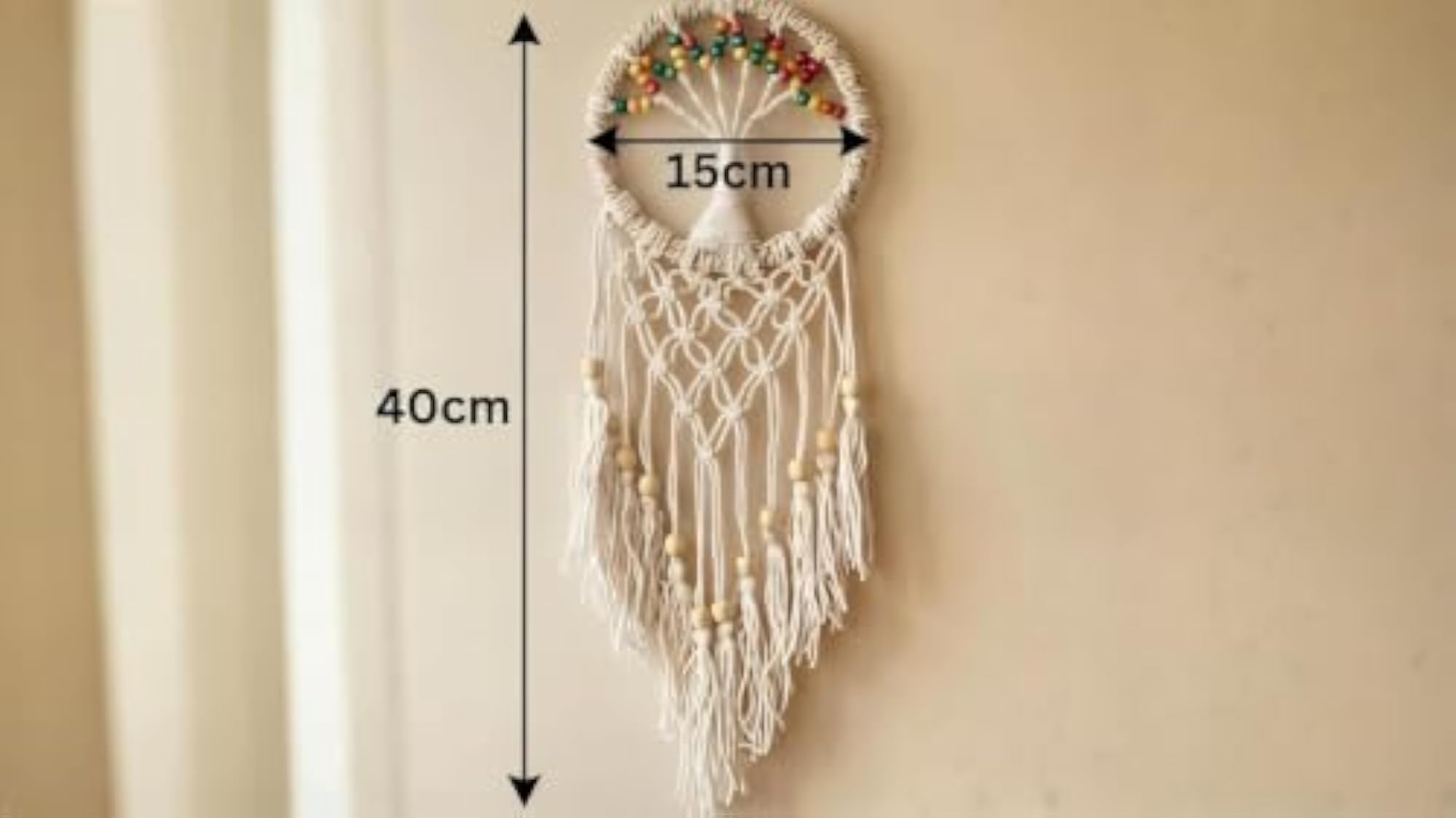 Handcrafted Tree Dream Catcher Car Rear View Mirror Hanging Decor