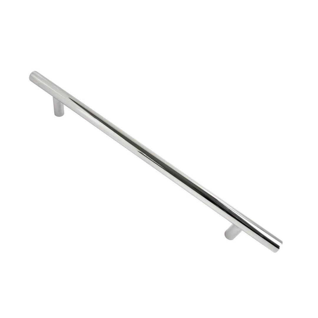 VIBE 25mm Guardsman Pull Handle 600mm (450mm Centre) on Satin Stainless Steel Guardsman (T Bar) Pull Handle on Satin Stainless Steel for Internal Doors