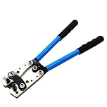 Hexagonal Crimping Pliers Carbon Steel 6-50mm² Blue Straight Handle Electrical Hydraulic Crimping Tool(1PC Cable Clips)