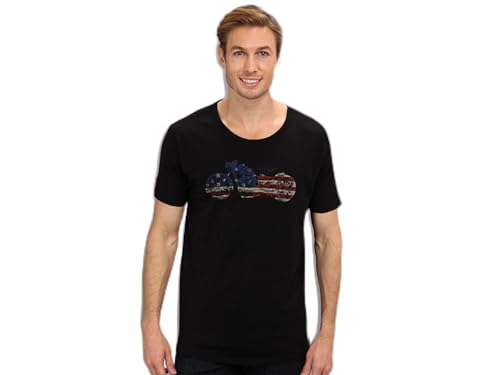 Lucky Brand Men's Flag Moto Graphic Short-Sleeve T-Shirt