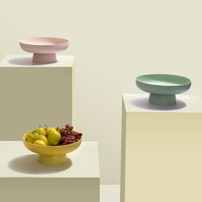 Fruit bowl Fruit Basket for Kitchen Countertop Storage Baskets Stand Organization, Decor Centerpiece for Kitchen Counter or Dining Room Tables, White - Image 3