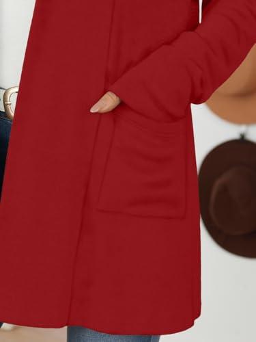 Image of LILLUSORY Cardigan Sweaters for Women Lightweight Cardigans Fall Outfits | Open Front Long Cardigan with Pockets, Business Casual Outfits, Airport Travel Outfits, Teacher Outfits, 2026 Fall Fashion