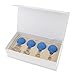 Fityle 4 x Glass Silicone Massage Vacuum Cupping Cups Set Kit for Body Face Leg Arm Back Shoulder