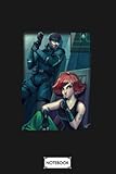  Metal Gear Solid A51382 Notebook: 6x9 120 Pages, Diary, Journal, Planner, Lined College Ruled Paper, Matte Finish Cover