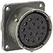 ITT CANNON KPT00P14-15S CIRCULAR CONNECTOR RECEPTACLE, SIZE 14, 15 POSITION, WALL