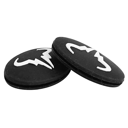 ZRM&E 4pcs Tennis Racquet Dampeners Black Bull Natural Rubber Tennis Racket Damper Shock Absorber