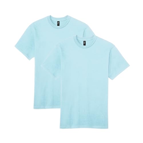 Gildan Hammer Adult T-Shirt, 2-Pack, Style GH000, Chambray (2-Pack), Small