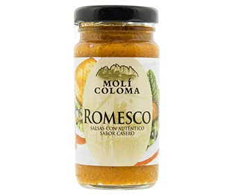 Molí Coloma - Salsa Romesco . Salsas con Autentico Sabor Casero - 185 Gramos
