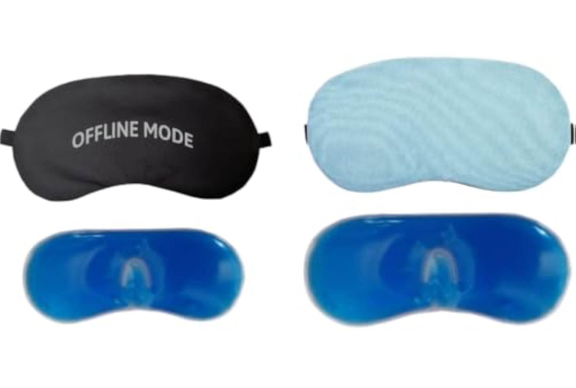 Cooling Gel Eye Mask for Sleeping - Soft Lavender Minimal & Mrs. Typography Design