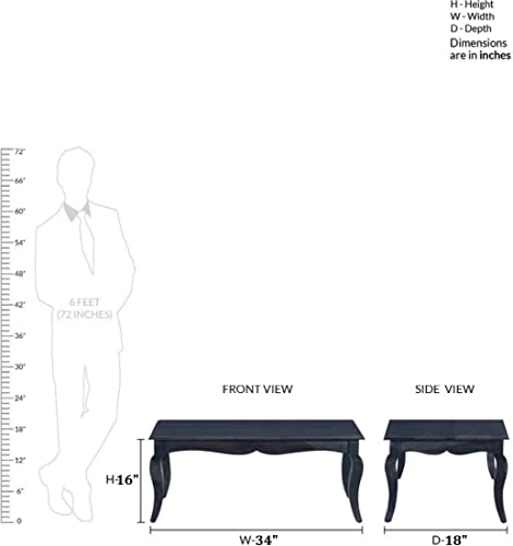 Image of Loonart Solid Sheesham Wood Center /Coffee /Tea Table for Living Room /Dinning Room and Hall Wooden | Classic Centre Table with Curved Legs | Perfect for Sofa & Drawing Room | Natural Finish