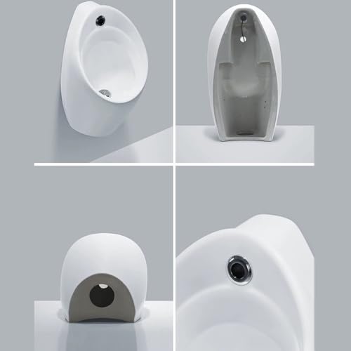 Pisuar męski z czujnikiem ruchu - konstrukcja zapobiegająca rozlaniu i kontroli zapachu do użytku komercyjnego w barach, hotelach, restauracjach KTV - biała konstrukcja ceramiczna