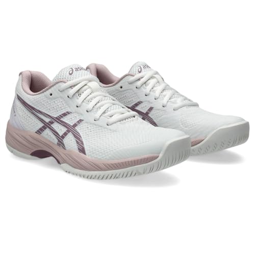 ASICS Damen Gel-Game 9 Sneaker, White Dusty Mauve, 36 EU