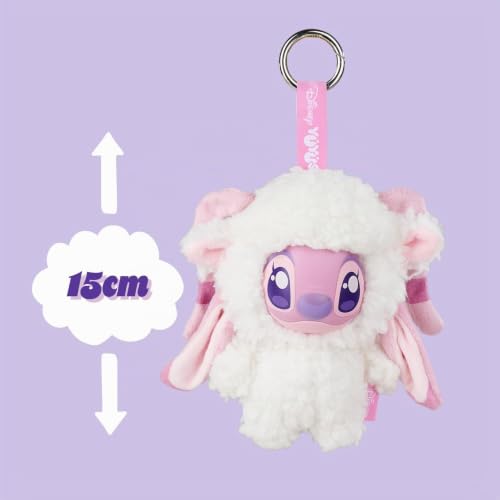 Disney YuYus Stitch & Angel Wave 2 – Plüsch-Vinyl-Charms im Blindbox-Format, Bag-Charm-Trend, 9 tierische Designs wie Igel oder Schaf… – Ansicht 2