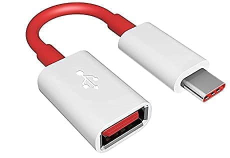 MYVN USB 3.0 to Type-C OTG Cable Compatible with OnePlus Devices (Red)