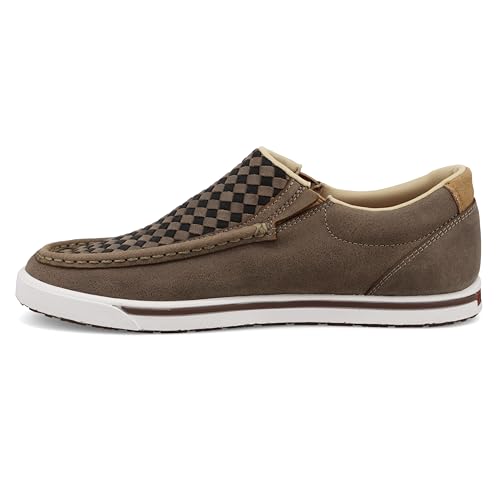 Image of Twisted X Women's Slip-On Kicks, Moc Toe, Taupe Grey & Black, 5.5 M