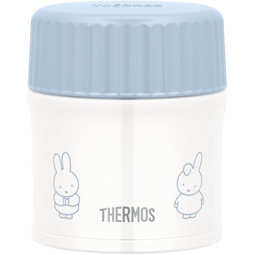 Thermos JBU-303B ASB Vacuum Insulated Soup Jar 10.1 fl oz (300 ml) Miffy Ash Blue Hot and Cold