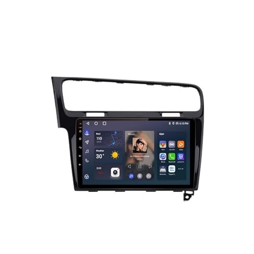 Carplay Android Auto �J�[���W�I �p�̃t�H���N�X���[�Q�� �p�̃S���t 7 2013-2017 DVD �v���[���[ �X�e���I�i�r�Q�[�V���� �A���h���C�h�I�[�g(3D UI V2 Plus (8GB+256GB))
