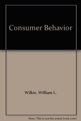 Consumer Behavior 0471613525 Book Cover