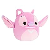 Squishmallows Original Little Plush Disney Soft Toy 8-Inch Angel Plush Toys For Kids- Official Disney Stitch, Pink - Image 2