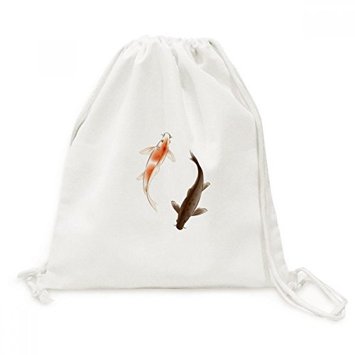 Sac à dos poisson traditionnel japonais en toile pliable et ultra léger pour le sport