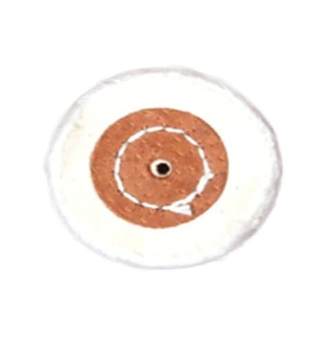 Roue de polissage pour acier inoxydable en tissu coton 50mm
