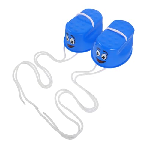 WESIEVYA Échasses Pour Garçon Et Filles Grand Format Bleu, Plastique Résistant, Jouet D'équilibre Interactif, Échasses D'entraînement Pour Tout-petits,...