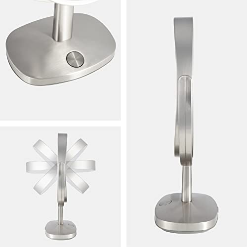 Zadro Newport 10" By 18" Oval Led Lighted Makeup Mirror With Magnification 5X/1X Touch Control Makeup Mirror With Lights #TOP3