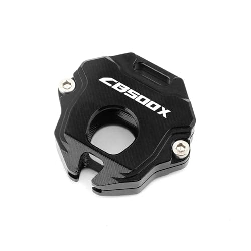 DFCVDFGFSDF Funda para llave de Motocicleta,Carcasa,Metal C Para CB500X CB500 X CB 500X 2013 2024 Accesorios De Moto CNC Funda Para Llave Llavero(Black)