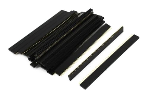 ShillehTek 20pcs (1x40pin) Female Header (2.54mm) Header Pins for PCB, Breadboards, Raspberry Pi, Ardiuno, Arduino Shield, ESP32 and DIY Projects