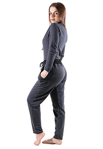 Kit 2 Calça Moletinho (M, Cinza/Chumbo)