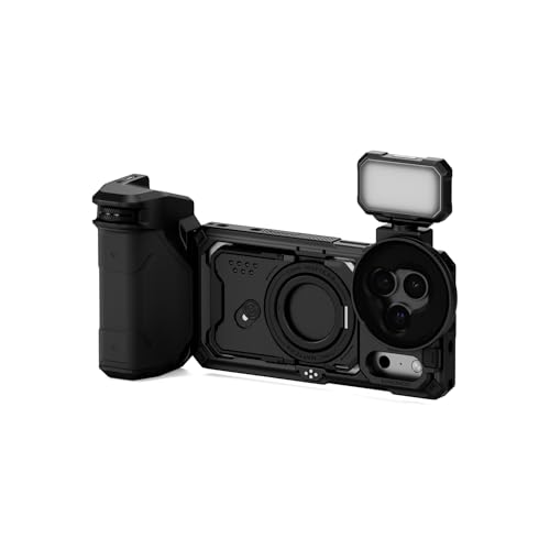 Accessoire Vidéo iPhone 17 Pro TILTA Khronos Rig Cage Noir Poignée LED Polarisateur