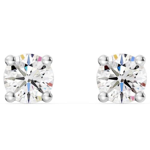 Gilded 1 Carat Total Weight Lab-grown Diamond Stud Earrings For Women