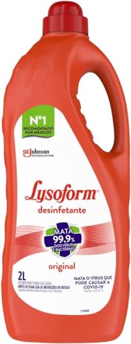 Lysoform Original, Desinfetante Líquido, Limpeza Pesada e Eficiente, 2L