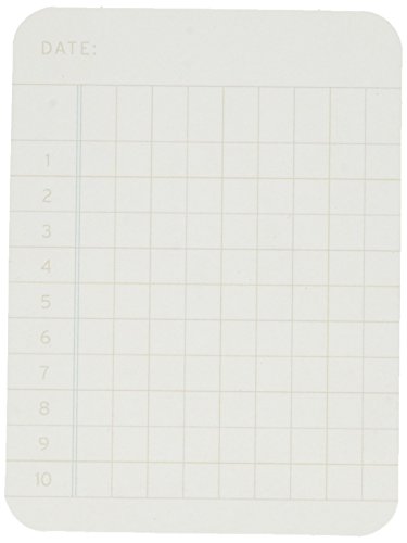 Becky Higgins 380163 Project Life Cards Accessories-3 x 4-Ledger-Double-Sided-White (100 Pieces)