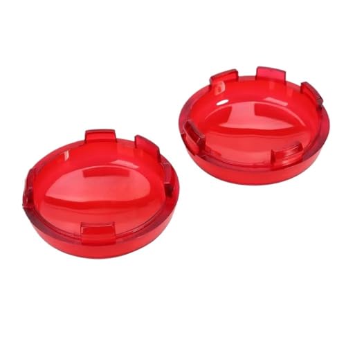 Lentille de clignotant moto rouge haute visibilité pour Dyna et Sportster