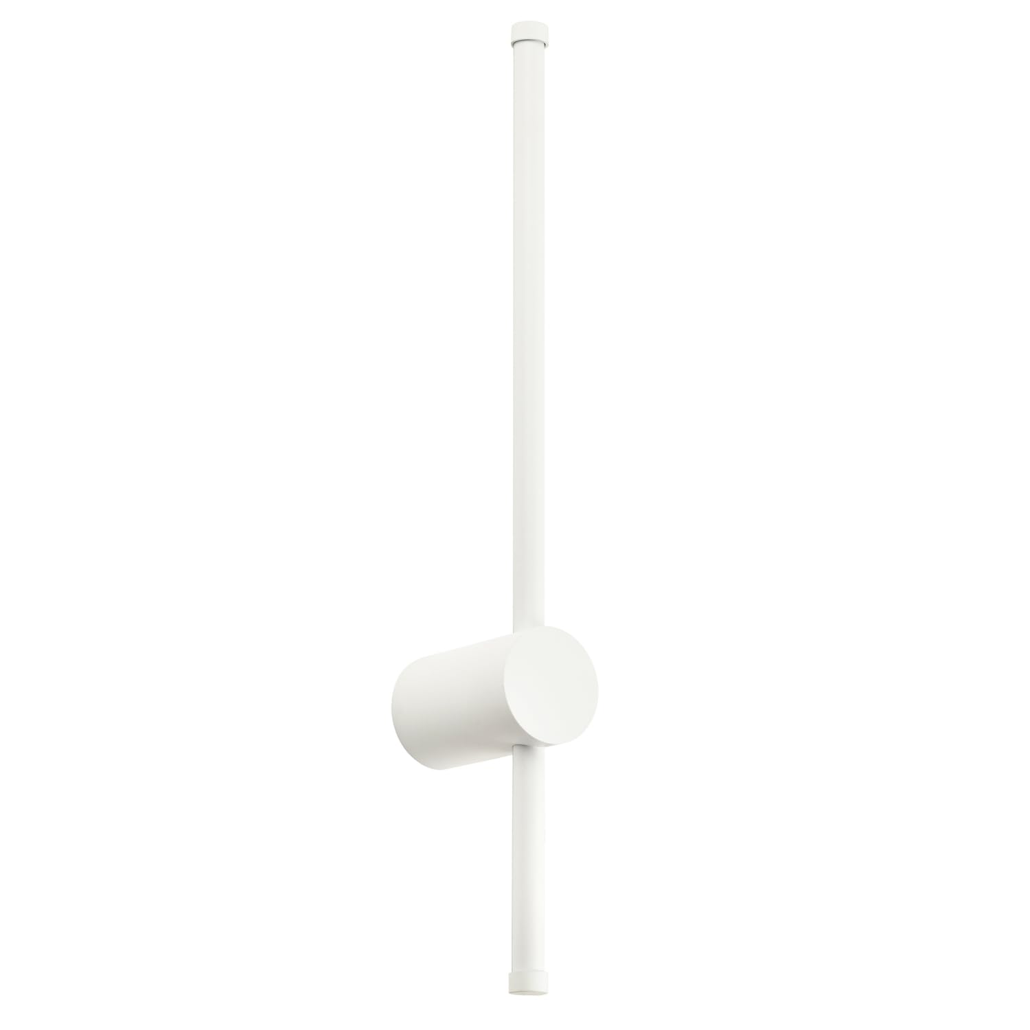 Matt White Sand Stick Style Ambient LED Wall Light Fitting - 50cm Height - Modern & Sleek Design - HH0955-WHITE