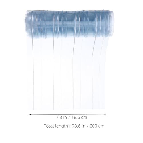 Rideau de porte pour chien en lanières transparentes PVC et rabat isolant pour niche extérieure - 3
