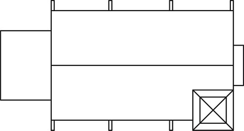 Faller 130490 Village Church With 2 Domes Ho Scale Building Kit #TOP4