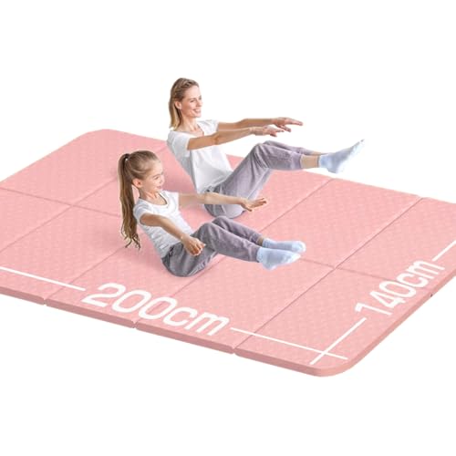 Qimhoi K}bg ܂肽 L 200*140cm  8mm ɂ [obOt ^т₷ RpNg TPE g[jO}bg 傫 Xgb` tBbglX seBX sp (CgsN)