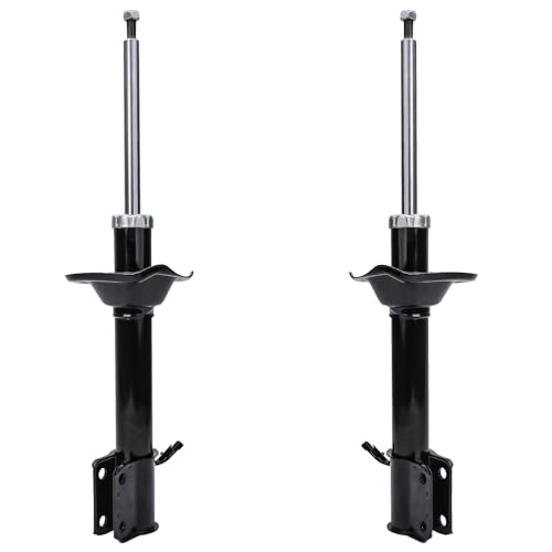Image of Detroit Axle - Rear Shock Absorbers for 2003 2004 2005 Subaru Forester Rear Replacement Shocks Pair Set [Excluding Automatic Leveling Suspension]