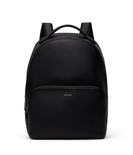 Matt & Nat Vegan Handbags, Caro Backpack, Black (Black) - Designer Purses & Bags, For Men & Women, Cruelty-Free, Animal-Free