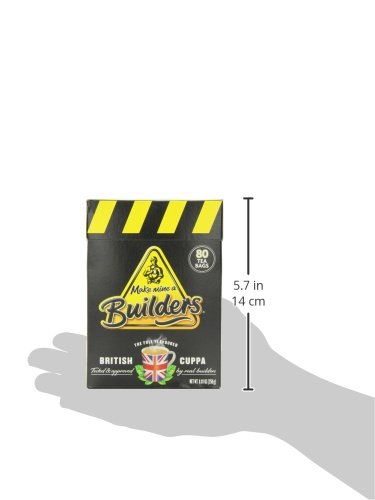 Builders Teabags, 80-Count, 8.81 oz