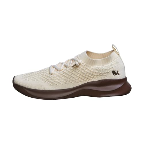 Image of Neeman's Knit Gliders Men Sneakers | Stylish Casual Shoes for Men with Airknit Breathable Upper | Anti-Skid EVA Sole Footwear | Lightweight Lace-Up Sneaker