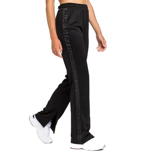 FILA Damen Women NETIS overlength track pants, Black, L