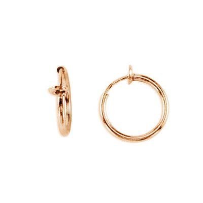 Private Island 2 Pack Illusion Clips: Nose + Lip Fake Piercing Gold