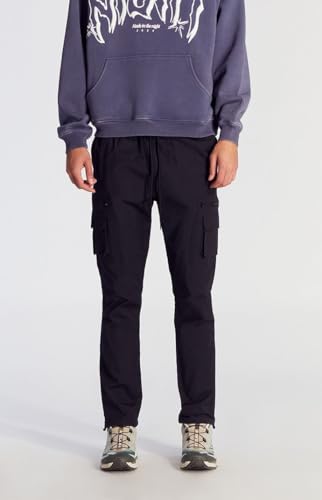 PacSun Men's Stretch Black Slim Cargo Pants2